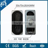 High quality 3070 4ohm 5w tv slim speaker