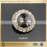 Black Jewelry Center Rhinestone Buttons for Clothing