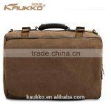 2016 Canvas Leather Vintage Duffel Travelling Bags Men Backpack Bag thumbnail-4