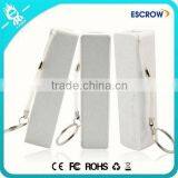 Shenzhen Factory White Perfume 2600mah Power Bank of Wireless Charger