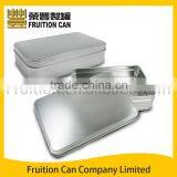 Rectangular Tin With Slip Cover Lid