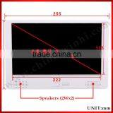 10.2inch TFT LCd Monitor Restaurant USB SD CF External Push Button Panel Display LCD TV With Memory Card Slot Advertising Player thumbnail-2