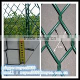wire mesh fence vinyl coated hot dipped chain link fence manufacturer / por inmersion en caliente cerca de alambre galvanizado