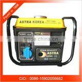 Portable Gasoline Generator Price, Factory Direct 220v Manual Generator AST1200, 1kw Astra Korea Mini Generator