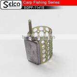 SGPF-1141S (27mm*32mm) Plastic Lead Weights Carp Fishing Cage Feeder thumbnail-2