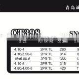 4.10-4 Snow Thrower Wheel Lawn Tractor Garden go Kart ATV Tire thumbnail-2