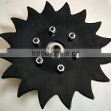 New Boron Steel 8" Notched Covering Harrow Disc Blade Assembly for CASE-IH Planters