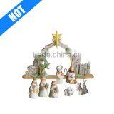 Customized Hand Painted Decorative Nativity Sets Resin Nativity Sets Sence thumbnail-1