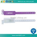 Custom Design One Time Use Disposable NFC Coated Paper RFID Wristband For Event thumbnail-5