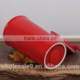 12oz Double Wall Ceramic Traveler, Ceramic Coffee Mug Tumbler thumbnail-5