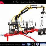 Best Quality Log Trailers With Crane 4x4WD thumbnail-4