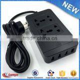 Usb Charger Wall, Multiple Wall Mounted Power Universal Socket Outlet thumbnail-1