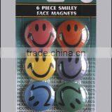 6pc Smile Face Magnets on the Fridge thumbnail-1