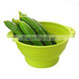 China Supplier Industrial Silicone Foldable Fruit Basket for Kitchen thumbnail-2