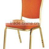 Hot Sale Hotel Stackable Party Chair Aluminum Gold Banquet Chair