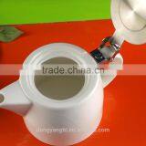 Wholesale Custom Logo Large White Ceramic Water Teapot Warmer thumbnail-4