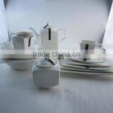 White Porcelain Dinner Set With Tea Pot thumbnail-1