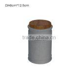 Custom Ceramic Candle Jars With Cement Graven With Soy Wax Personalized Scented Candle Jar thumbnail-1