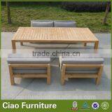 Wooden Sofa Outdoor Teak Wood Furniture Set thumbnail-4