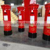 English Typical Red Mailbox Letter Box Post Mail Box thumbnail-1