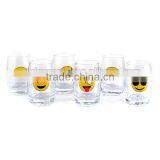 2016 Cute Emoji Smile Water Glass Cup thumbnail-1