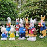 Artificial Animal Garden Statue Outdoor Bunny Garden Sculptures thumbnail-4
