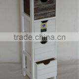 Wooden Shell Well Paulownia 3 Drawers Wooden Cabinet for Home Furniture thumbnail-5