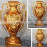 MV-5300-01 Antique Gold Vase With Ears in Different Sizes