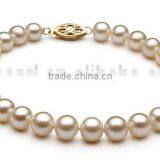 White 6-7mm AA Quality Freshwater Pearl Jewelry Set thumbnail-2