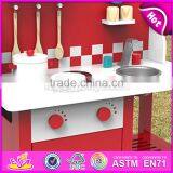 New Design Children Play Kitchen Set Boys Wooden Pretend Kitchen Set W10C291 thumbnail-6