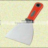 Red TPR Handle Stainless Steel Putty Knife thumbnail-1
