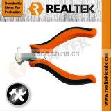 Nickel-planted Mini End Cutting Pliers With Bi-color Plastic Handles