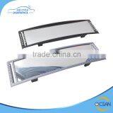 270mm Wide Car Rearview Mirror , Decorative Crystals Car Convex Mirror