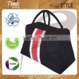 Custom Duffle Bag With Stripe Print & With Top Zip Closure thumbnail-1