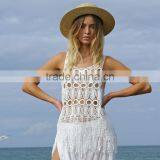 Sheer Tunic Beach Coverup Top For Women thumbnail-3