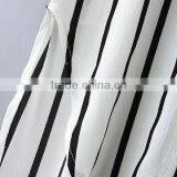 Newest Design Loose Vertical Stripe Shirt Model Top for Women Blouse 2015 thumbnail-4