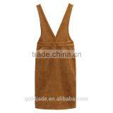 2016 Manufacturer Autumn-wear Fashionable 100% Cotton Ladies Dress With Strap thumbnail-5