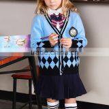 Kindergarten Clothing Spring and Autumn Wear School Uniforms Classes Spring British College Wind Children's Sweaters Set Custom thumbnail-3