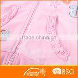 Nice Toddler Pink With Hood And Applique Jacket thumbnail-5