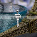 925 Sterling Silve Trendy Heart Shape Key Pendant thumbnail-3