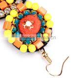 Bohemian Design Handmade Colorful Tassel Drop Earrings Jewelry thumbnail-5