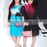 ( Geo 2 Kurti )Glamour Styles Kurtis on Embroidery Foux Georgette/jacket Kurti/western Kurti Designs/lady Kurti thumbnail-1