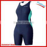 KROAD Custom Full Length Zipper/3/4 Hidden Zipper One Piece Tri Suits, High Sublimation Print Tri Kits, Comfortable Lycra Fabric thumbnail-1