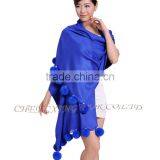 CX-B-P-42B Latest Lady Fashion Plain Pashmina Cheap Wholesale Shawls thumbnail-2