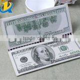 Banknotes Shaped Rectangle Portable Wholesale PU Novelty Wallets thumbnail-4