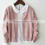 Latest Branded Plain Woolen Hand Knitted Kids Cardigan Sweater thumbnail-2