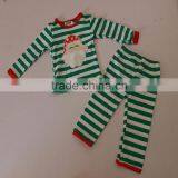 Baby Outfits Top Match Long Sleeve Cotton Pants Set Christmas Cute Clothing Santa Kids Clothes thumbnail-1