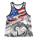 Custom Cotton Sport GYM Stringer Men's Tank Top Sexy Sleeveless Top thumbnail-2