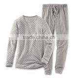 Foreign Trade Export German Brand Organic Cotton in the Spring and Autumn Winter Long Sleeve Cotton Pajamas Leisurewear Suit Plu thumbnail-3