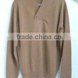 The Deep V Neck Button Pullover Casual Men Knitted Sweater Men(Maco Johnston) thumbnail-1